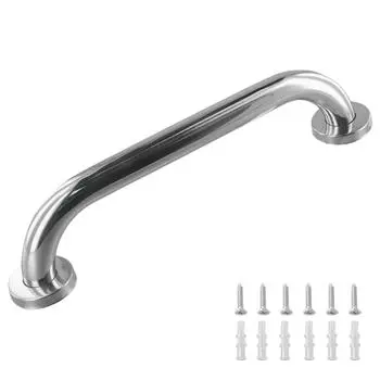 300/400/500mm Shower Grab Bar Grip Bathroom Aid Safety Hand Handle Towel Rail 300mm