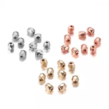 300-500 шт./лот CCB пластиковые квадратные кубовидные бусины оптом свободные бусины-разделители для DIY фурнитура для браслетов принадлежности для изготовления ювелирных изделий 4mm x 300pcs