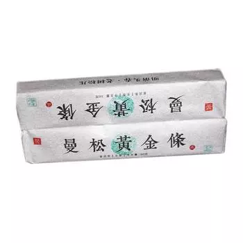 300 г чая Манцон Юньнань Пуэр Сырой чай из листьев старой сосны, прессованный кирпичный чай