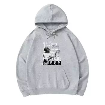 300 г/м Мужские хлопковые толстовки с капюшоном с принтом панк-стрит-арта из хлопка премиум-класса XS армия зеленый