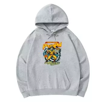 300 г/м Мужские хлопковые толстовки с капюшоном PizzaPal Print Премиум Хлопковая толстовка XS армия зеленый