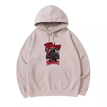 300 г/м Мужские хлопковые толстовки с капюшоном с принтом техно-ниндзя Премиум-хлопковая толстовка XS армия зеленый