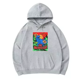 300 г/м Мужские хлопковые толстовки с капюшоном Rampage Print Премиум Хлопковая толстовка XS армия зеленый