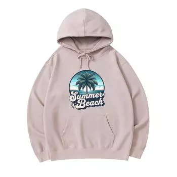 300 г/м Мужские хлопковые толстовки с капюшоном Летняя пляжная футболка с принтом Премиум хлопок Толстовка XS армия зеленый