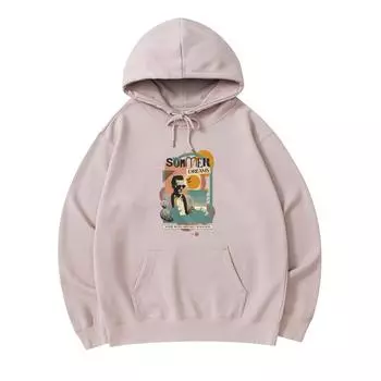 300 г/м Мужские хлопковые толстовки с капюшоном Summer Dreams с принтом ретро-коллажа Премиум-хлопковая толстовка XS армия зеленый