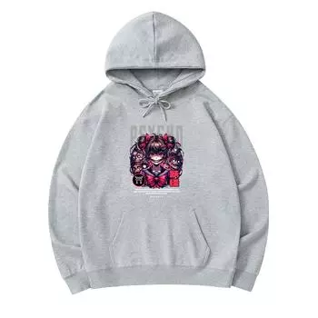 300 г/м Мужские хлопковые толстовки с принтом Psycho Madness Премиум Хлопковая толстовка XS армия зеленый