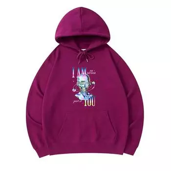 300 г/м Мужские хлопковые толстовки с капюшоном Я неотъемлемая часть тебя Принт Премиум Хлопковая толстовка XS армия зеленый