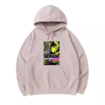 300 г/м Мужские хлопковые толстовки с капюшоном Премиум-хлопковая толстовка с принтом New Age XS армия зеленый