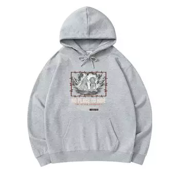 300 г/м Мужские хлопковые толстовки с капюшоном No Place To Hide Print Премиум хлопковая толстовка XS армия зеленый