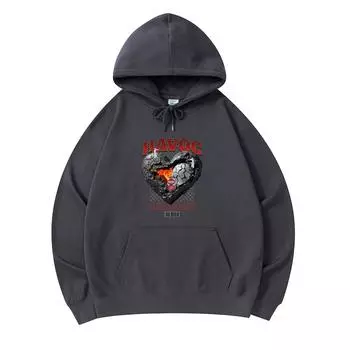 300 г/м Мужские хлопковые толстовки с капюшоном Havoc Print Премиум Хлопковая толстовка XS армия зеленый