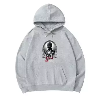 300 г/м Мужские хлопковые толстовки с капюшоном Respect Rebels Print Премиум хлопковая толстовка XS армия зеленый