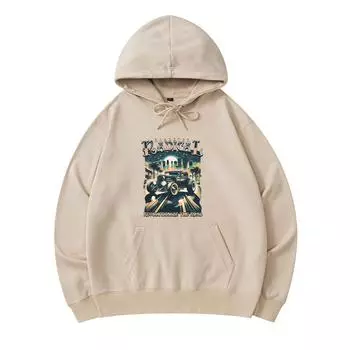 300 г/м Мужские хлопковые толстовки с капюшоном Roadster Radical Print Премиум Хлопковая толстовка XS армия зеленый