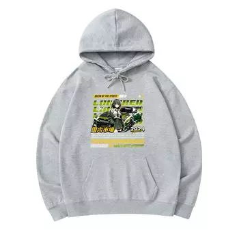 300 г/м Мужские хлопковые толстовки с капюшоном с принтом Queen Of The Street Премиум Хлопковая толстовка XS армия зеленый