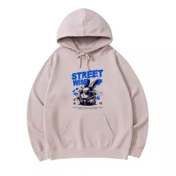 300 г/м Мужские хлопковые толстовки с капюшоном Street Wise Print Премиум хлопок Толстовка XS армия зеленый