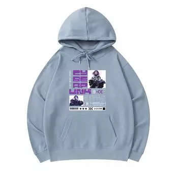 300 г/м Мужские хлопковые толстовки с капюшоном с принтом киберпанк Премиум Хлопковая толстовка XS армия зеленый