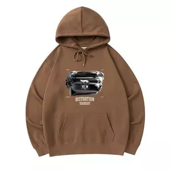 300 г/м Мужские хлопковые толстовки с капюшоном Face Streetwear Винтажный графический принт Премиум хлопок Толстовка XS армия зеленый