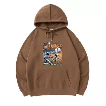 300 г/м Мужские хлопковые толстовки с капюшоном с забавным графическим принтом Премиум хлопок Толстовка XS армия зеленый