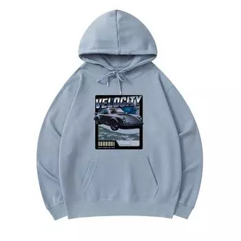 300 г/м Мужские хлопковые толстовки с капюшоном с принтом автомобиля, хлопковая толстовка премиум-класса XS армия зеленый