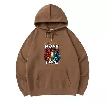 300 г/м Мужские хлопковые толстовки с капюшоном с принтом Eternal Hope, хлопковая толстовка премиум-класса XS армия зеленый