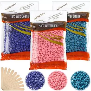 300 г восковые бобы для удаления волос, твердые восковые бобы, пленка, восковые шарики, гранулы для депиляции, воск для удаления волос на лице, бикини, бобы для удаления волос