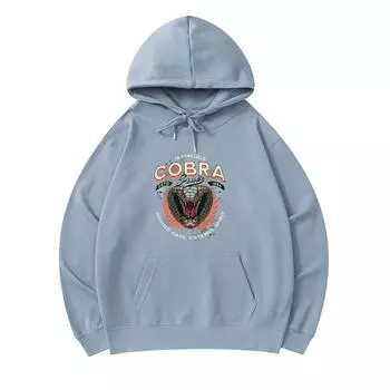 300 GSM Men s Cotton Hoodies Cobra Power Sports Print Premium Cotton Sweatshirt XS армия зеленый