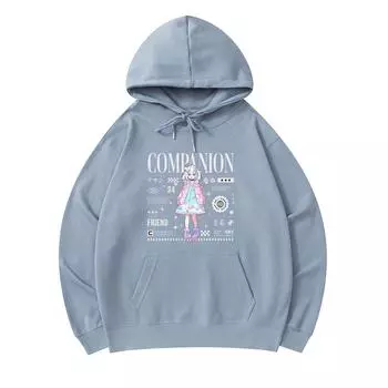 300 GSM Men s Cotton Hoodies Companion Print Premium Cotton Sweatshirt XS армия зеленый