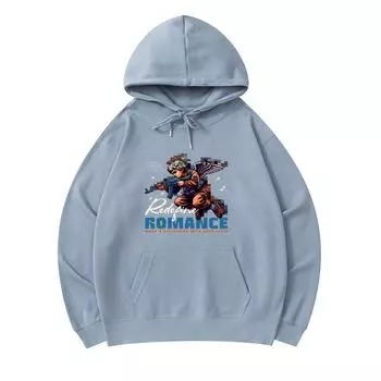 300 GSM Men s Cotton Hoodies Cupid Angel Print Premium Cotton Sweatshirt XS армия зеленый