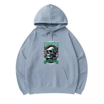 300 GSM Men s Cotton Hoodies Deadly Hustle Print Premium Cotton Sweatshirt XS армия зеленый