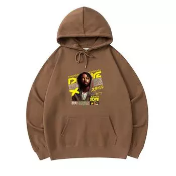 300 GSM Men s Cotton Hoodies Dope Style Print Premium Cotton Sweatshirt XS армия зеленый