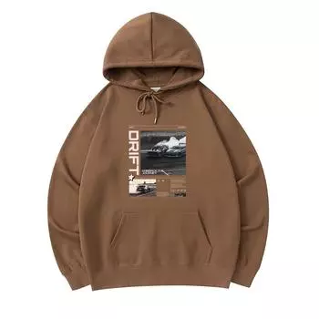 300 GSM Men s Cotton Hoodies Drift Car Poster Design Template Print Premium Cotton Sweatshirt XS армия зеленый