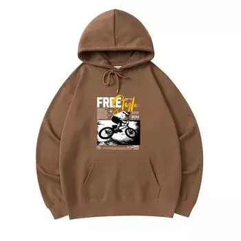 300 GSM Men s Cotton Hoodies Freestyle Print Premium Cotton Sweatshirt XS армия зеленый