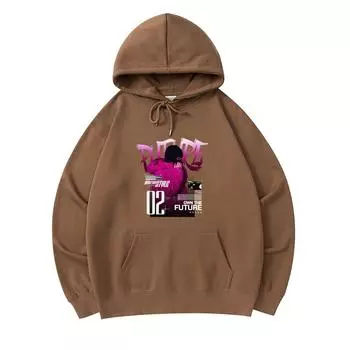 300 GSM Men s Cotton Hoodies Future Style Print Premium Cotton Sweatshirt XS армия зеленый