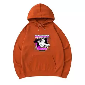 300 GSM Men s Cotton Hoodies Gamer School Girl Japanese Manga Anime Print Premium Cotton Sweatshirt XS армия зеленый