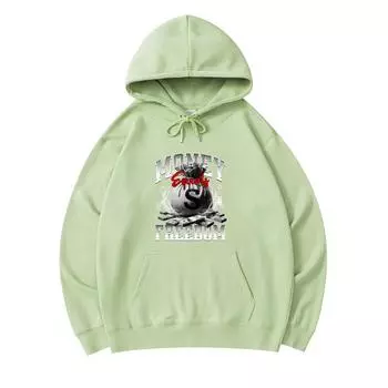 300 GSM Men s Cotton Hoodies Money Equals Freedom Print Premium Cotton Sweatshirt XS армия зеленый
