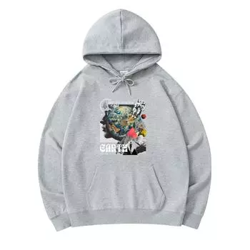 300 GSM Men s Cotton Hoodies No Place Like Home Earth Print Premium Cotton Sweatshirt XS армия зеленый