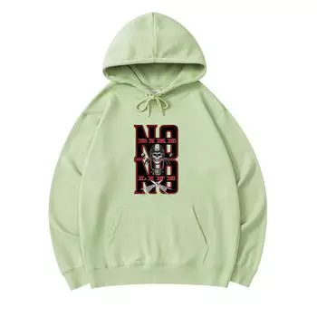 300 GSM Men s Cotton Hoodies No Bike No Life Print Premium Cotton Sweatshirt XS армия зеленый