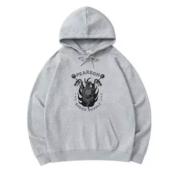 300 GSM Men s Cotton Hoodies Pearson Speed Supply Print Premium Cotton Sweatshirt XS армия зеленый