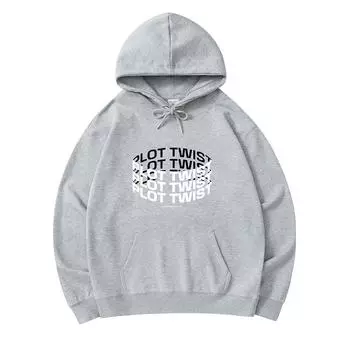 300 GSM Men s Cotton Hoodies Plot Twist Print Premium Cotton Sweatshirt XS армия зеленый