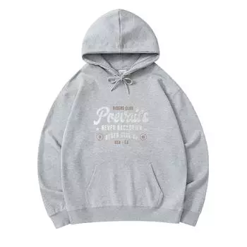 300 GSM Men s Cotton Hoodies Prevails Riders Club Print Premium Cotton Sweatshirt XS армия зеленый