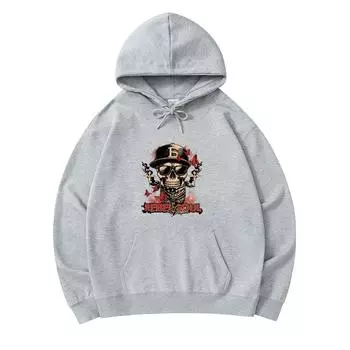 300 GSM Men s Cotton Hoodies Rebel Soul Print Premium Cotton Sweatshirt XS армия зеленый