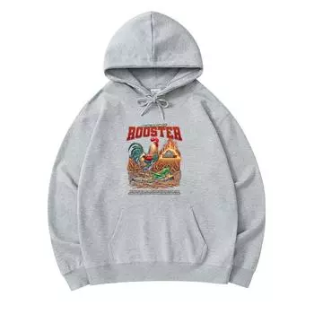 300 GSM Men s Cotton Hoodies Rebellion Of Rooster Print Premium Cotton Sweatshirt XS армия зеленый