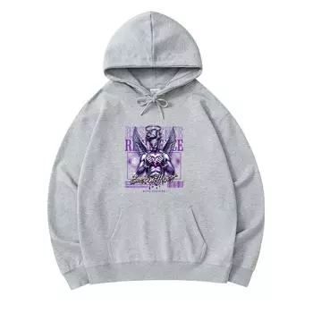 300 GSM Men s Cotton Hoodies Resilience Love Print Premium Cotton Sweatshirt XS армия зеленый