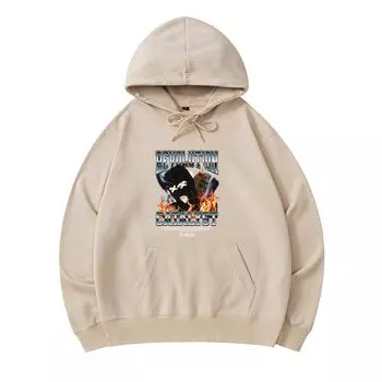 300 GSM Men s Cotton Hoodies Revolution Catalyst Print Premium Cotton Sweatshirt XS армия зеленый