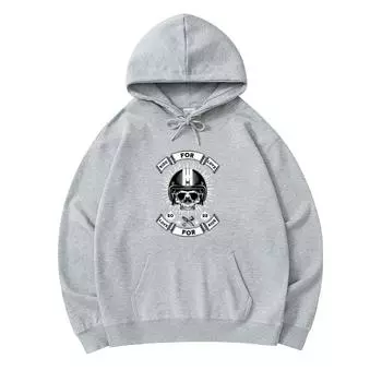 300 GSM Men s Cotton Hoodies RIDE FOR LOVE MOTOCYCLE Print Premium Cotton Sweatshirt XS армия зеленый