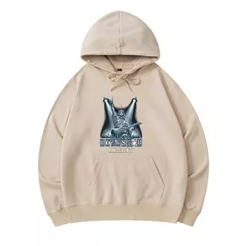 300 GSM Men s Cotton Hoodies Rockstar Liberty Print Premium Cotton Sweatshirt XS армия зеленый