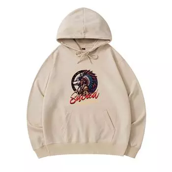 300 GSM Men s Cotton Hoodies Sacred Traditions Print Premium Cotton Sweatshirt XS армия зеленый