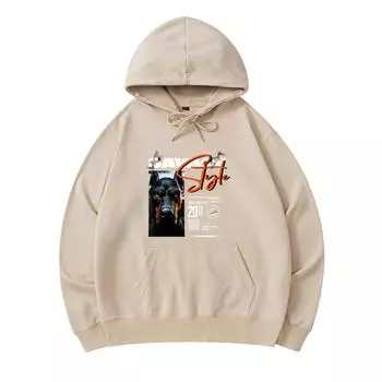 300 GSM Men s Cotton Hoodies Savage Style Print Premium Cotton Sweatshirt XS армия зеленый