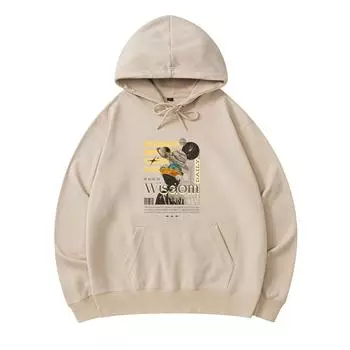 300 GSM Men s Cotton Hoodies Seek Wisdom Daily Print Premium Cotton Sweatshirt XS армия зеленый