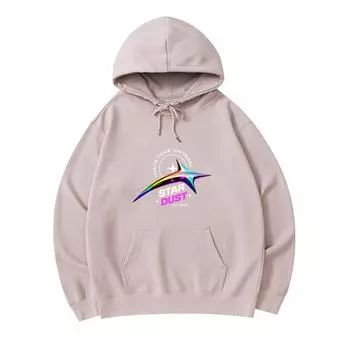 300 GSM Men s Cotton Hoodies Stars Print Premium Cotton Sweatshirt XS армия зеленый