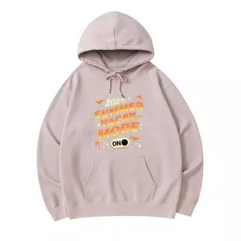 300 GSM Men s Cotton Hoodies Summer Vacay Mode On Print Premium Cotton Sweatshirt XS армия зеленый